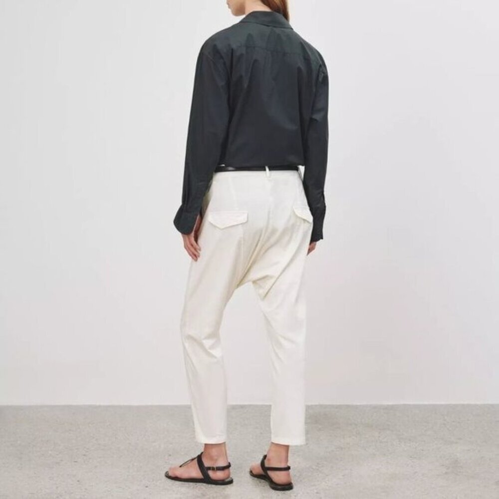 Nili Lotan Paris Pants in Eggshell Size 4 - Picture 2 of 13